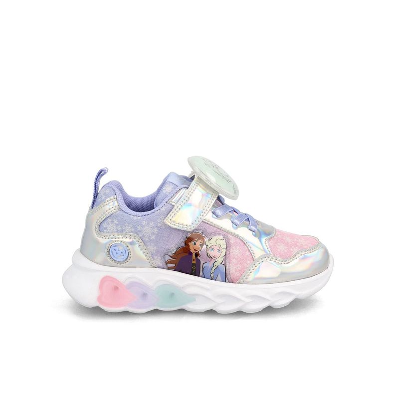 Zapatilla Niña Bubblegummers Elsa Blanco-Lila-0