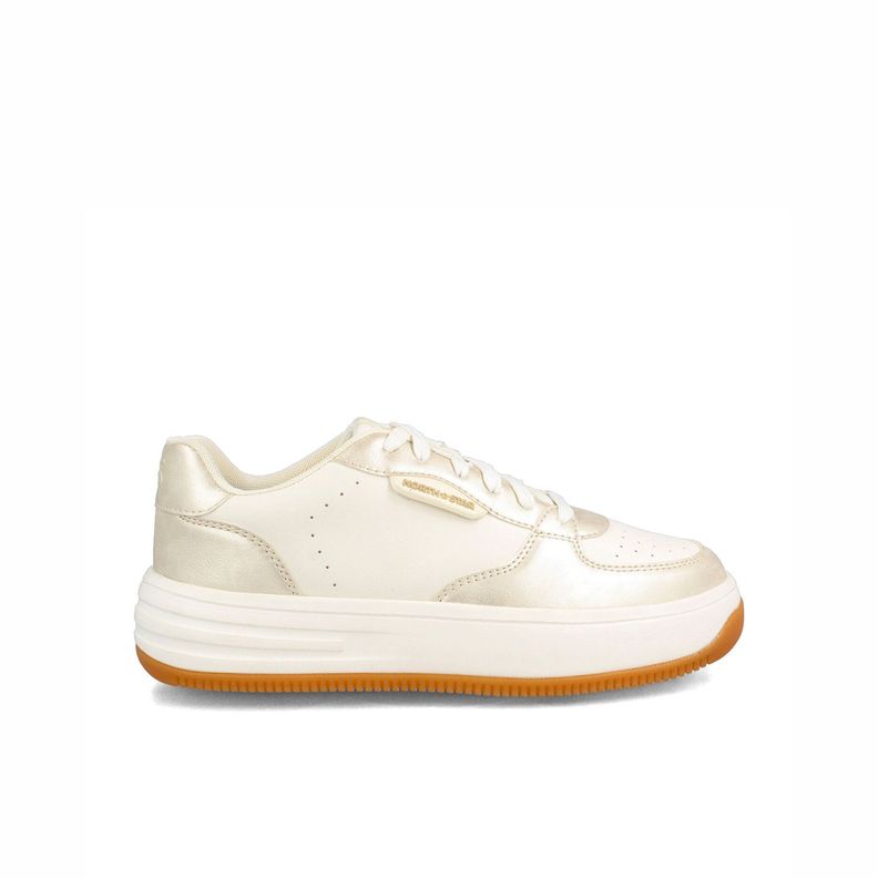 Zapatilla Mujer North Star Gina Blanco-Dorado