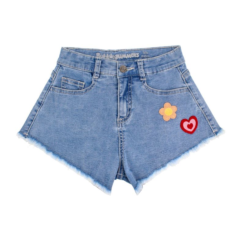Short Niña Bubblegummers Girasol Azúl Teens-0