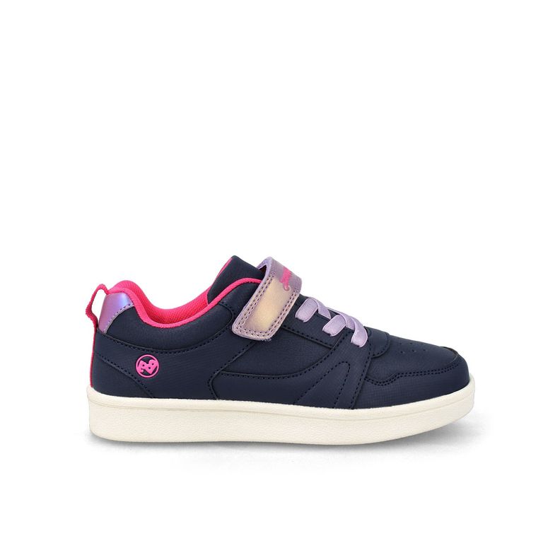 Zapatilla Niña Bubblegummers Clavel Azul-Fucsia-0