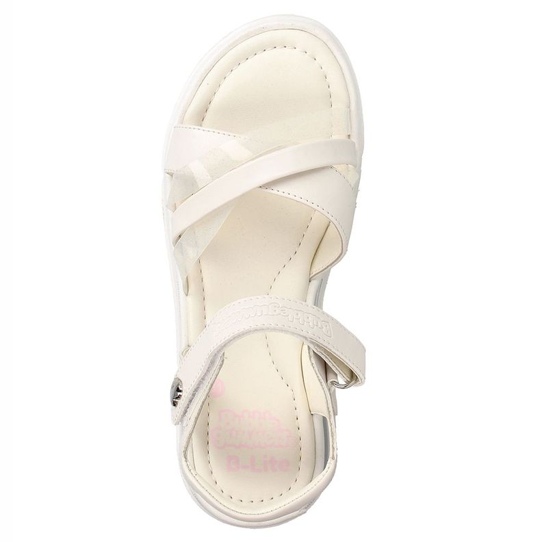 Sandalia  Niña Bubblegummers Grape Blanco-5