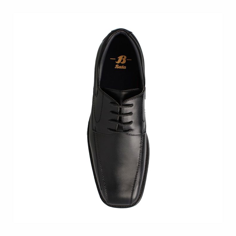 Zapato Hombre Bata Town Negro con Cordon-3