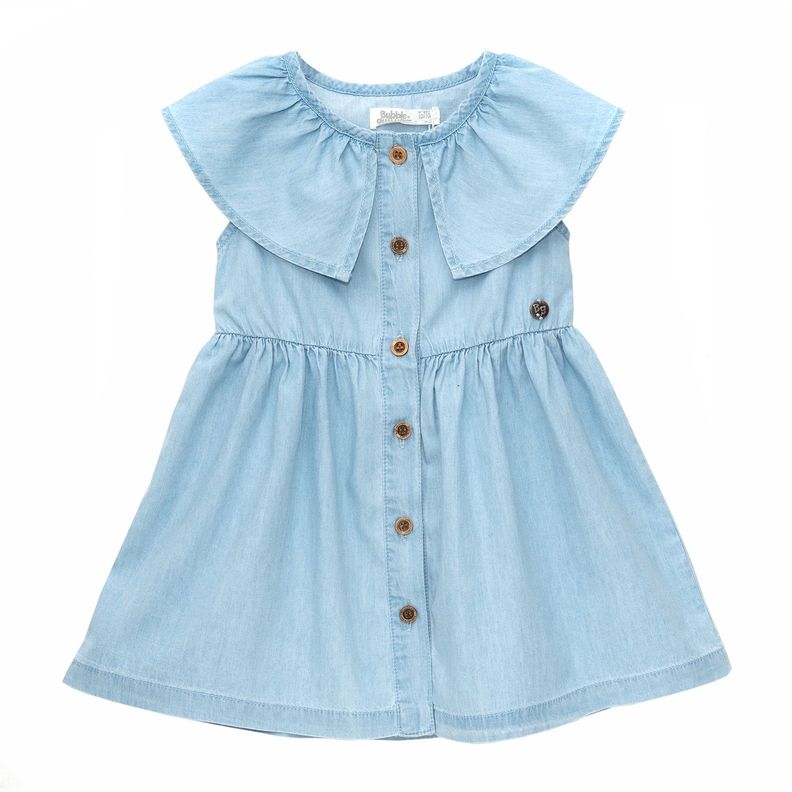 Vestido Niña Bubblegummers Tilo Azúl-0