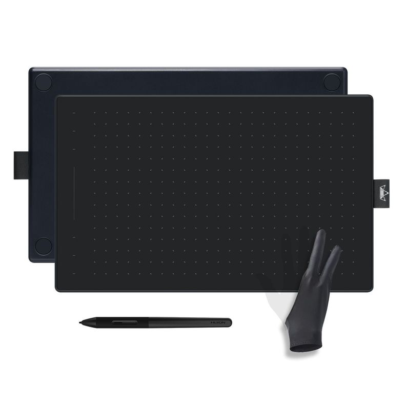 Tablet Grafica Digitalizadora Huion RTP-700 Black con Guante Negro