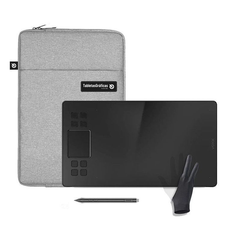 Tableta Gráfica Veikk A50 Pen Tablet Pack-0