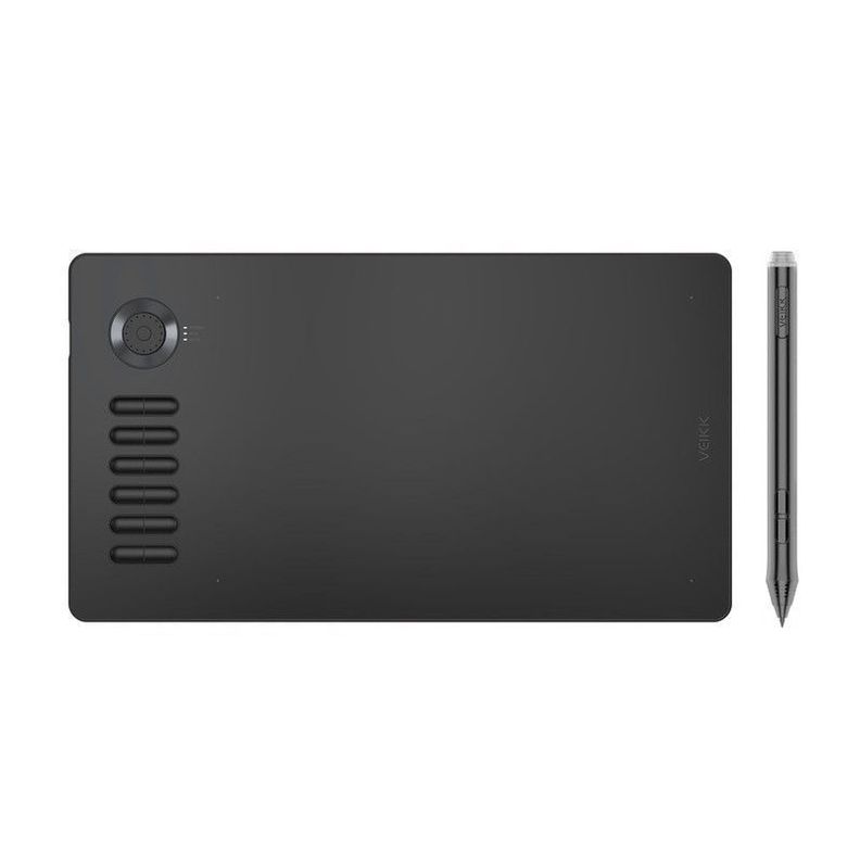 Tableta Gráfica Veikk A15 Pro Grey Pen Tablet Pack-1