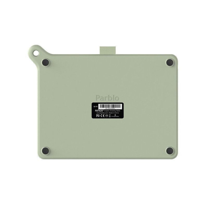 Tableta Digitalizadora Parblo Ninos M Green Pack-5