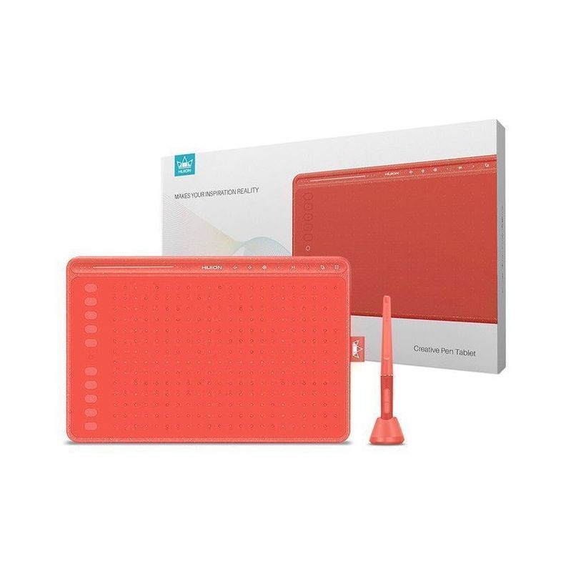 Tableta Digitalizadora Huion HS611 Red Guante-4