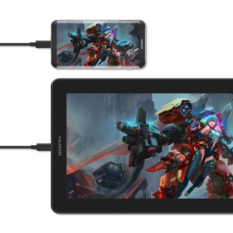 Tableta Gráfica Monitor Huion Kamvas 13 Purple - TG-3