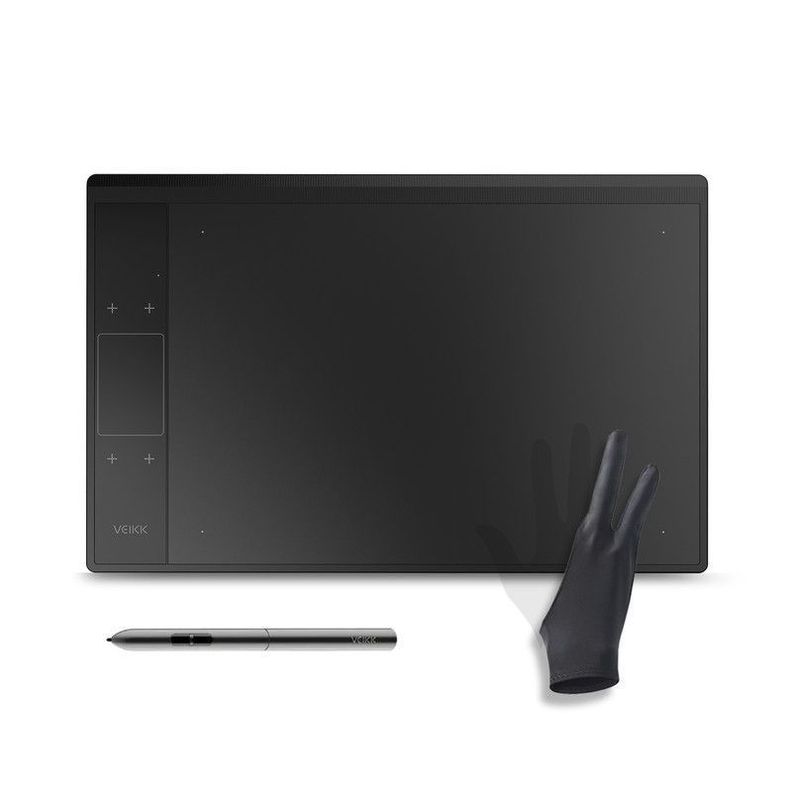 Tableta Gráfica Veikk A30 Pen Tablet Guante-0