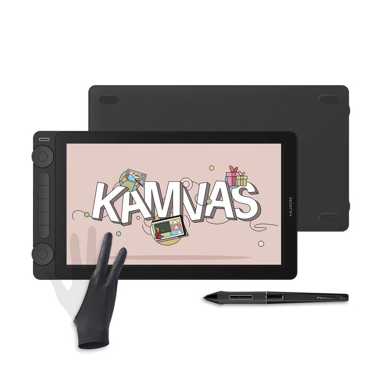 Tableta Gráfica Monitor Huion Kamvas 13 (Gen 3) Black Doble Dial - TG-0