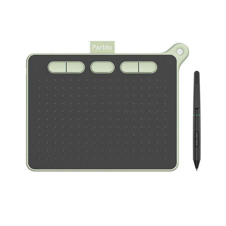 Tableta Digitalizadora Parblo Ninos S Green Guante-1