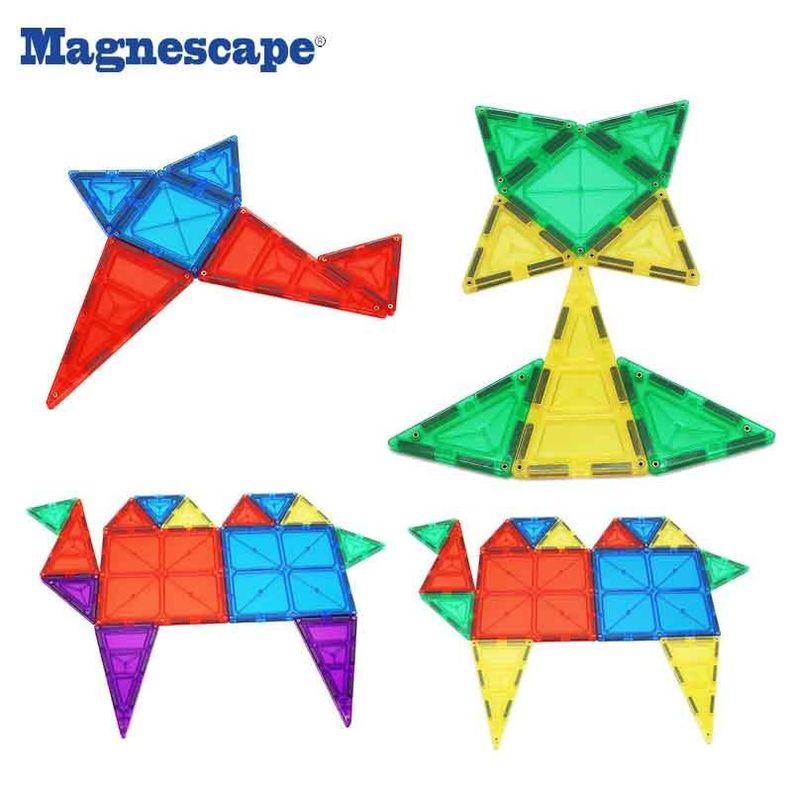 Juguete Bloques Magnéticos Didácticos Magnescape Set 168 Piezas-2