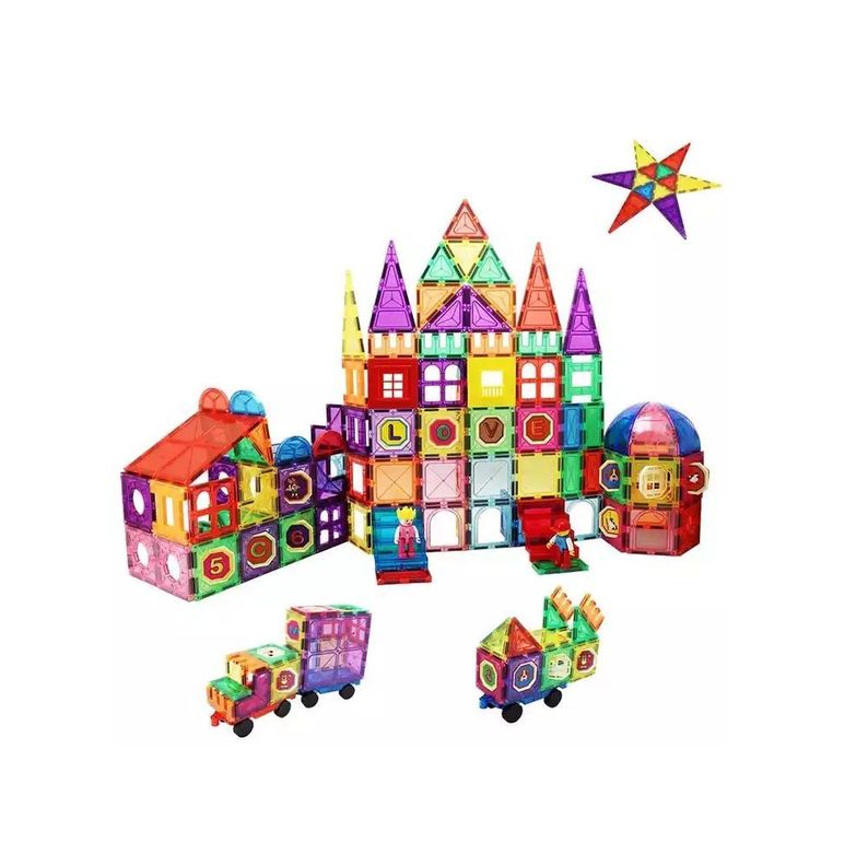 Juguete Bloques Magnéticos Didácticos Magnescape Set 168 Piezas-0