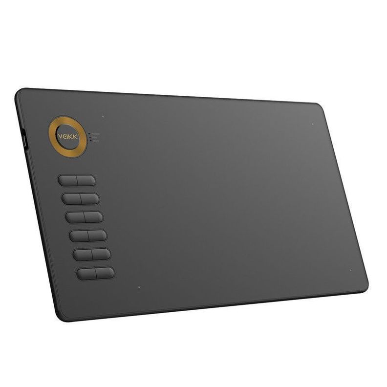 Tableta Gráfica Veikk A15 Gold Pen con Funda y Guante-2