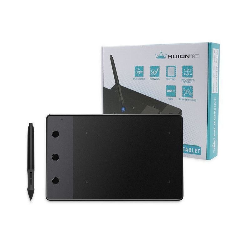 Tableta Digitalizadora Huion H420 PenTablet Guante-3