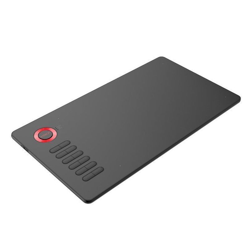 Tableta Gráfica Veikk A15 Red con Funda y Guante-3