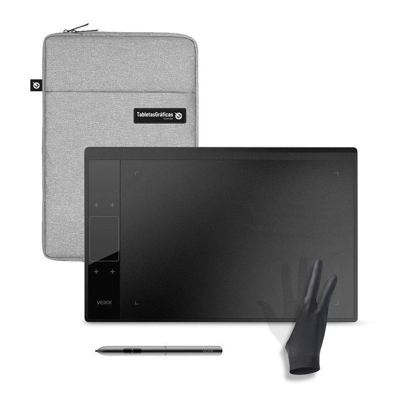 Tableta Gráfica Veikk A30 Pen Tablet Pack-0