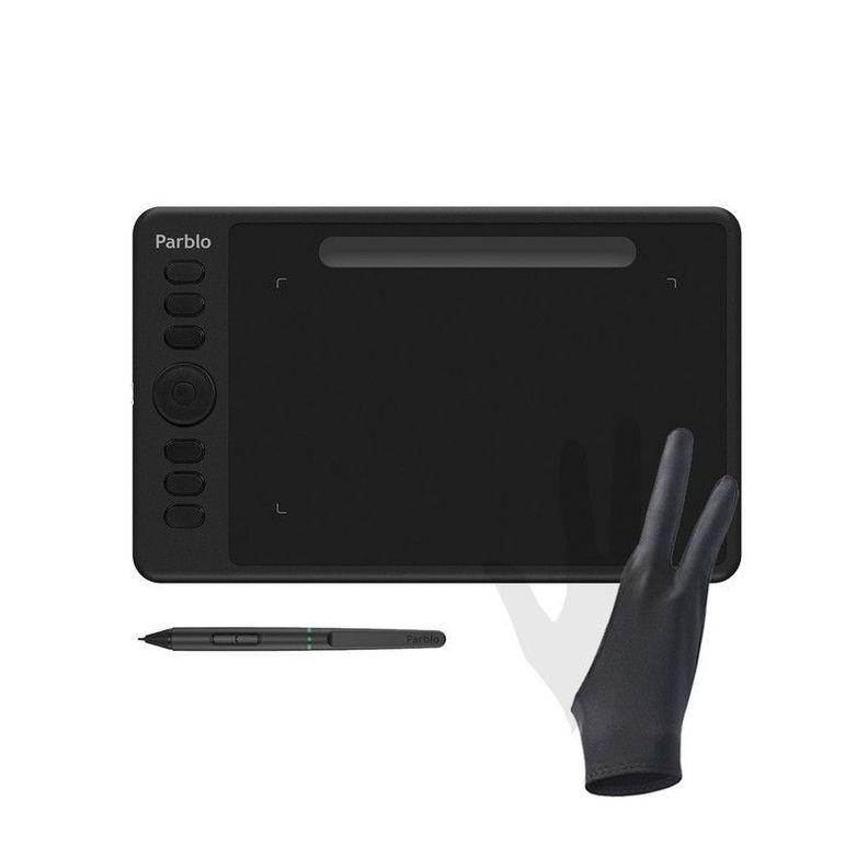 Tableta Digitalizadora Parblo Intangbo S Black-0