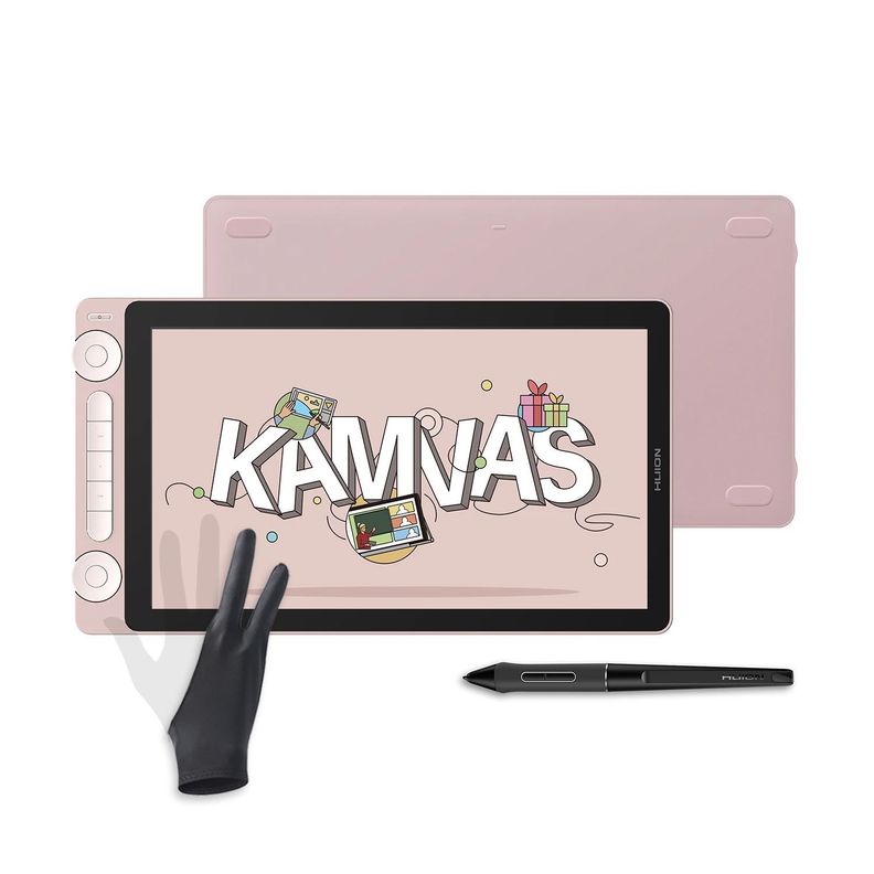 Tableta Gráfica Monitor Huion Kamvas 13 (Gen 3) Pink Doble Dial - TG-0