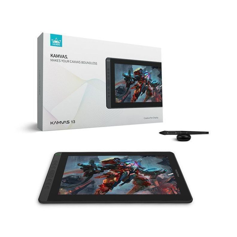 Tableta Gráfica Monitor Huion Kamvas 13 Purple con Software - TG-5