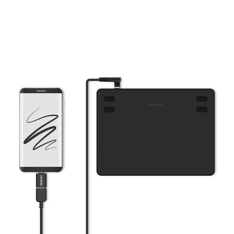 Tableta Gráfica Digitalizadora Huion RTE-100 Black-6