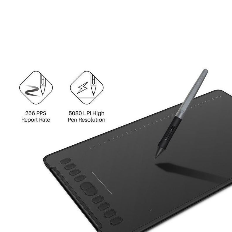 Tableta Gráfica Huion Inspiroy H1161 con Funda y Guante-4