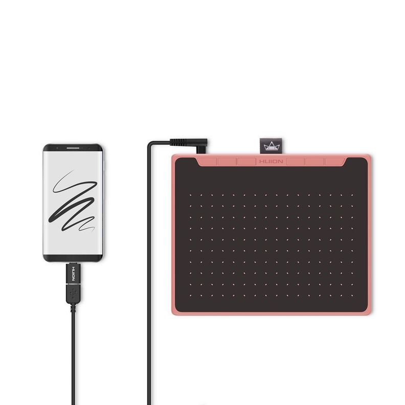 Tableta Gráfica Digitalizadora Huion RTS-300 Pink-5