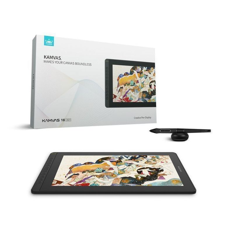 Tablet Digitalizadora Monitor Huion Kamvas 16 (2021) Black-4