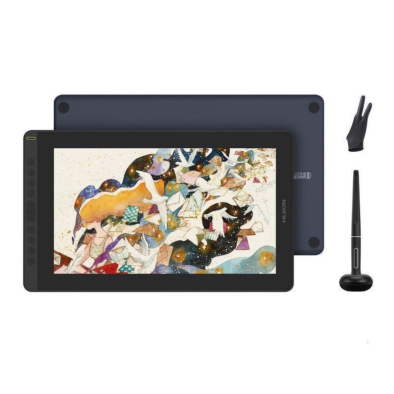 Tableta Digitalizadora Monitor Huion Kamvas 16 (2021) Blue-0