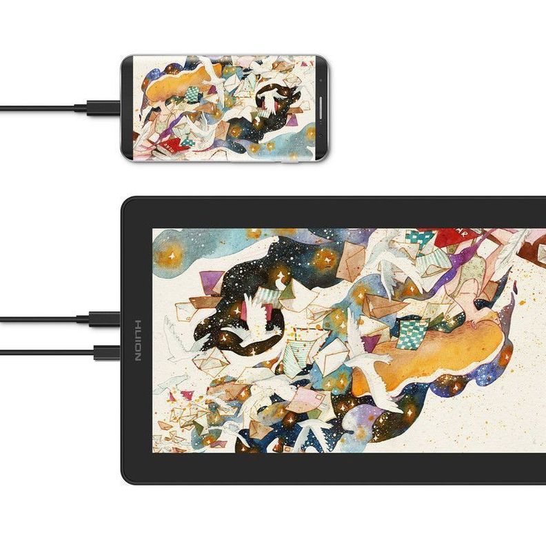 Tableta Digitalizadora Monitor Huion Kamvas 16 (2021) Blue-2