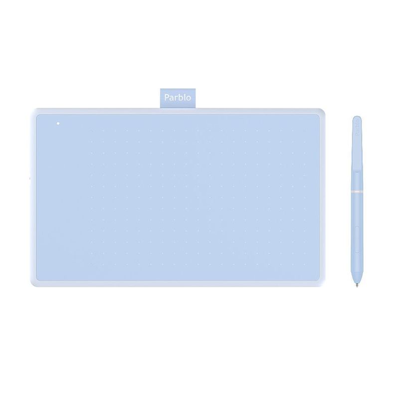 Tableta Gráfica Parblo Ninos N7 Light Blue-0
