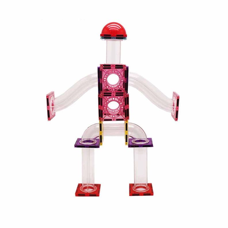 Juguete Bloques Magnéticos Didácticos tipo Tobogán Magnescape Set 106 Piezas-3
