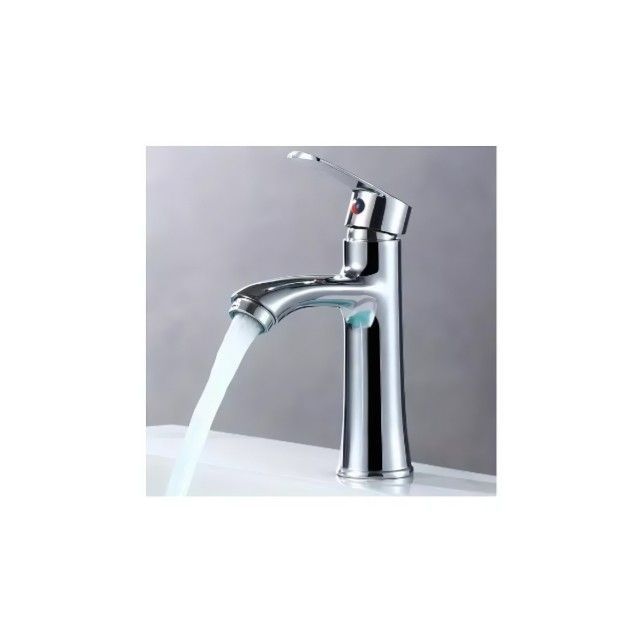 Llave Lavamanos Monomando Grifería Baño Con Flexibles Cromad A10989-1