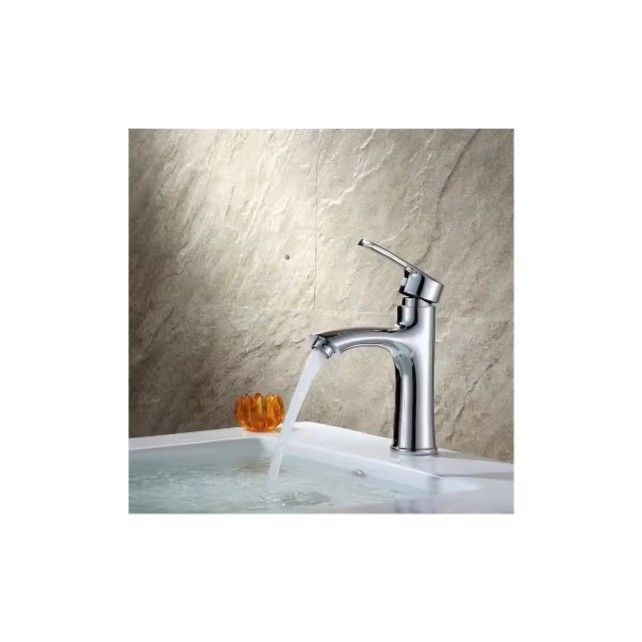 Llave Lavamanos Monomando Grifería Baño Con Flexibles Cromad A10989-3