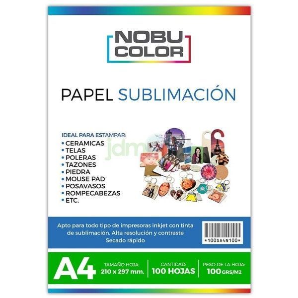 Papel De Sublimación Premium 100gr Blanco-1