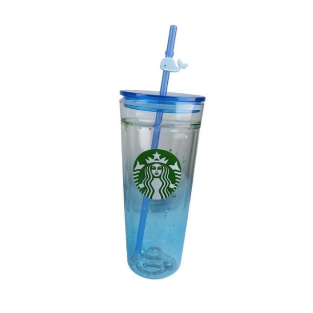 Vasos de Cristal con Tapa Ajustada Ballena en la Bombilla T-00039-1-0
