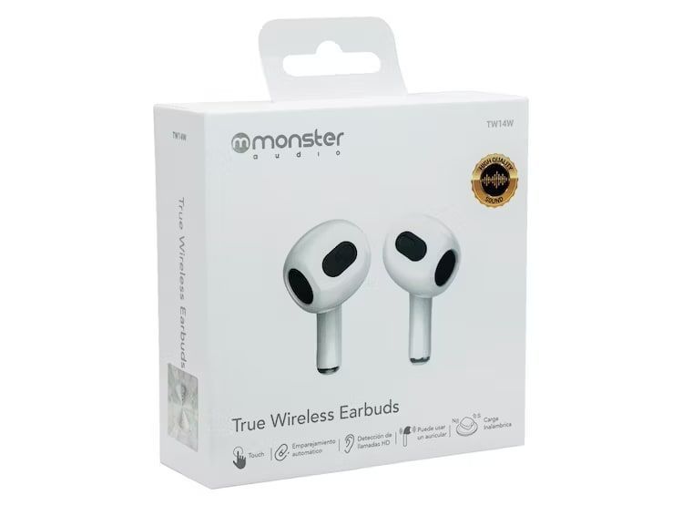 Audífonos True Wireless TW14W Monster
