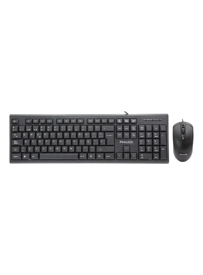 Kit de Teclado y Mouse Alambrico K4500 Philco
