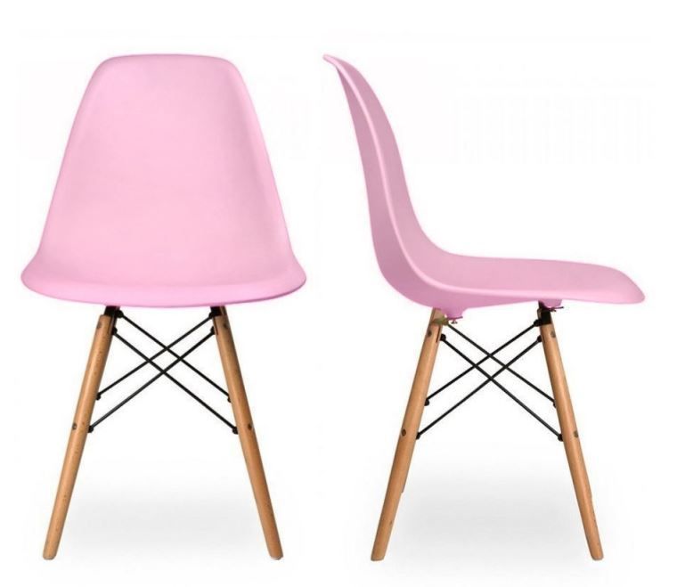 Set dos Sillas Eames niño Rosada-0
