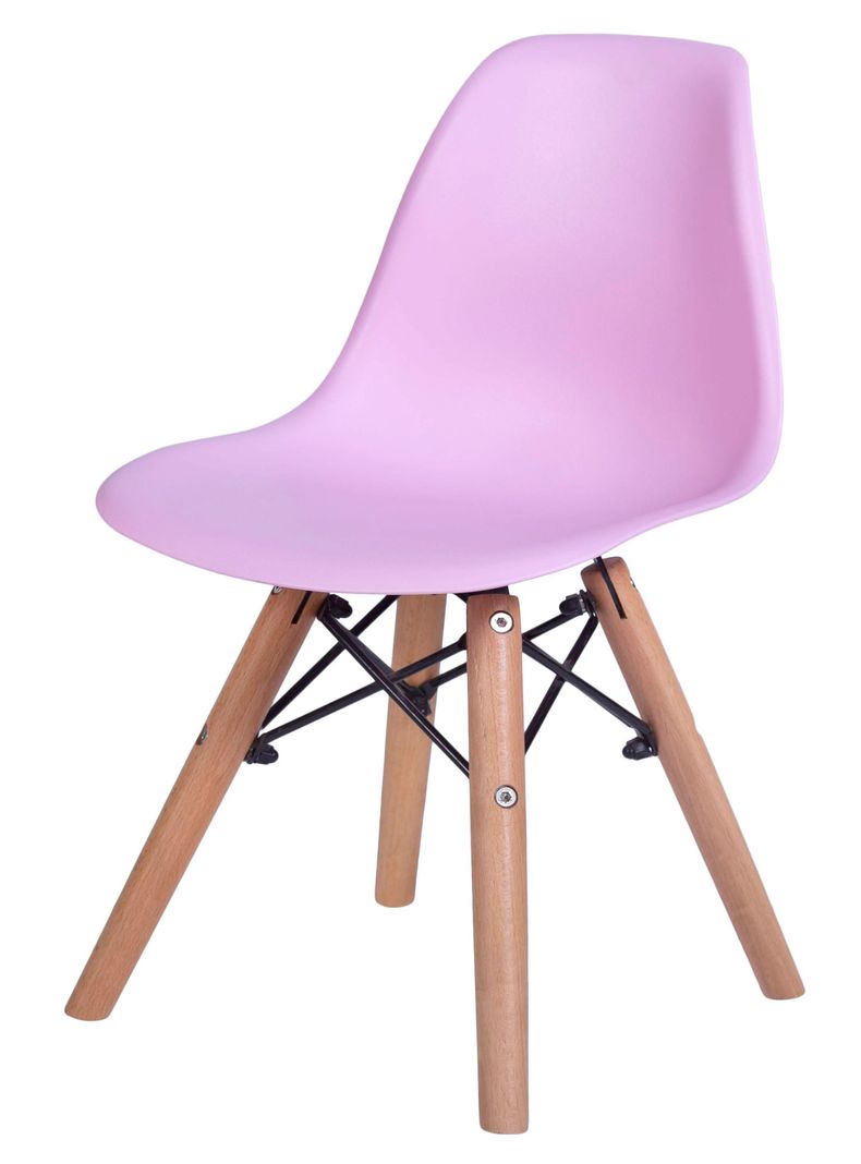 Set dos Sillas Eames niño Rosada-1