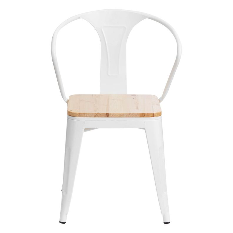 Silla tolix con brazos Blanca-2