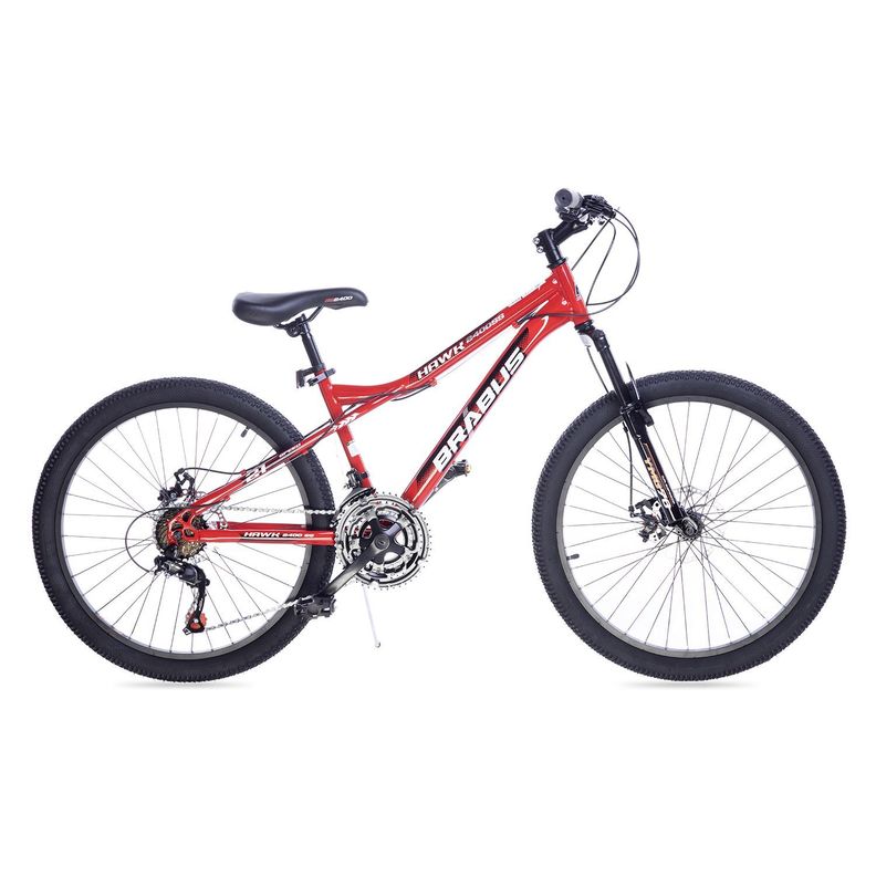 Bicicleta Hawk Aro 24 Rojo-0