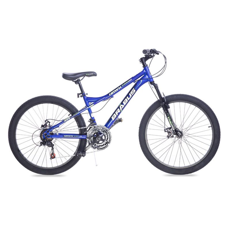 Bicicleta Hawk Aro 24 Azul-0