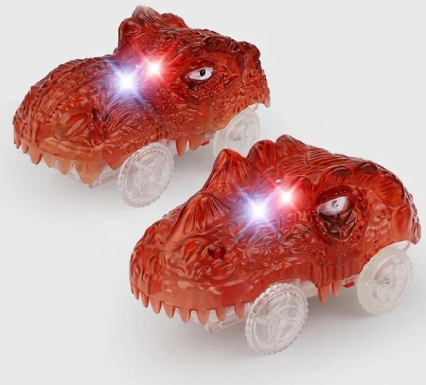 PISTA DINOSAURIO 268 PIEZAS JURASSIC TRACK AUTO CON LUCES-7