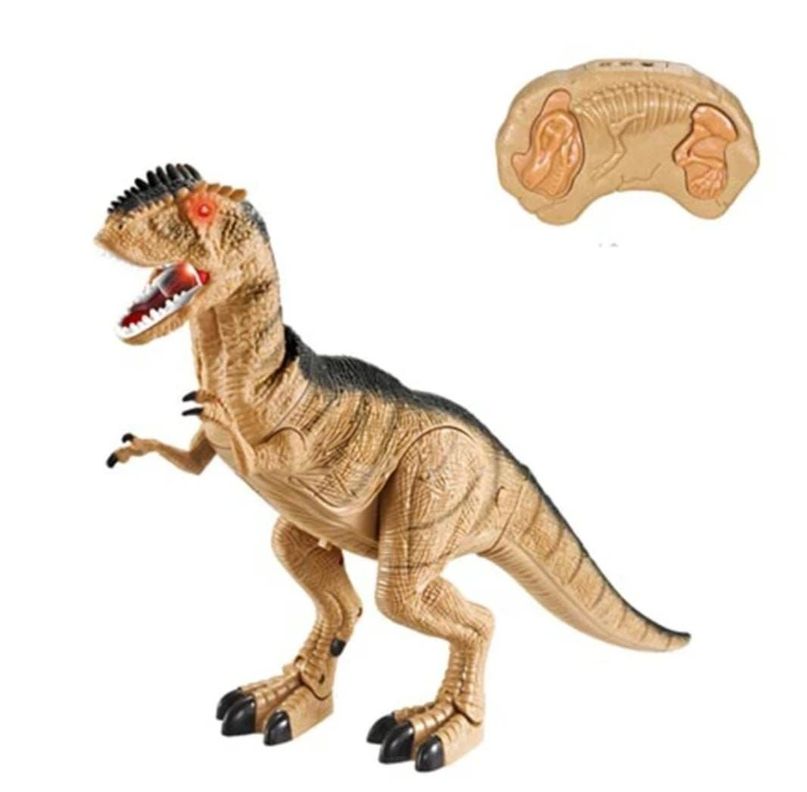 DINOSAURIO CONTROL REMOTO GRANDE 52 CM, LUZ Y SONIDO-0