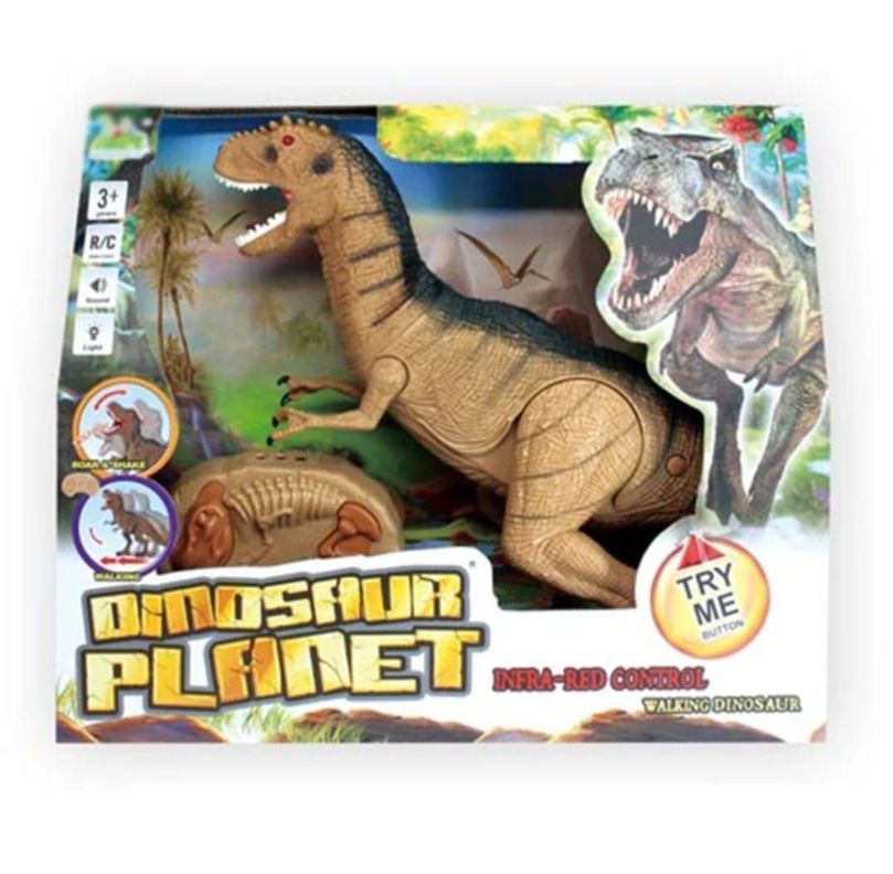 DINOSAURIO CONTROL REMOTO GRANDE 52 CM, LUZ Y SONIDO-2