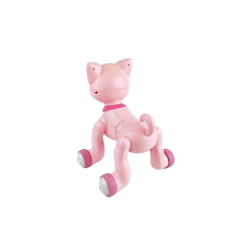GATO ROBOT DE JUGUETE CONTROL REMOTO CON LUZ, MUSICA Y SONIDO-4