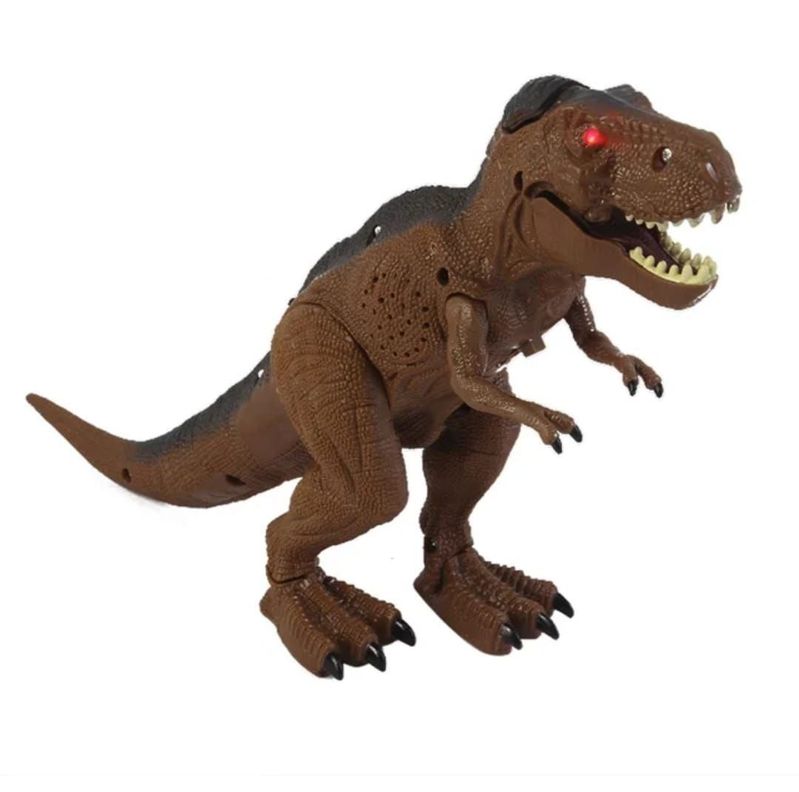 DINOSAURIO CONTROL REMOTO TIRANOSAURIO REX LUZ VAPOR SONIDO-7