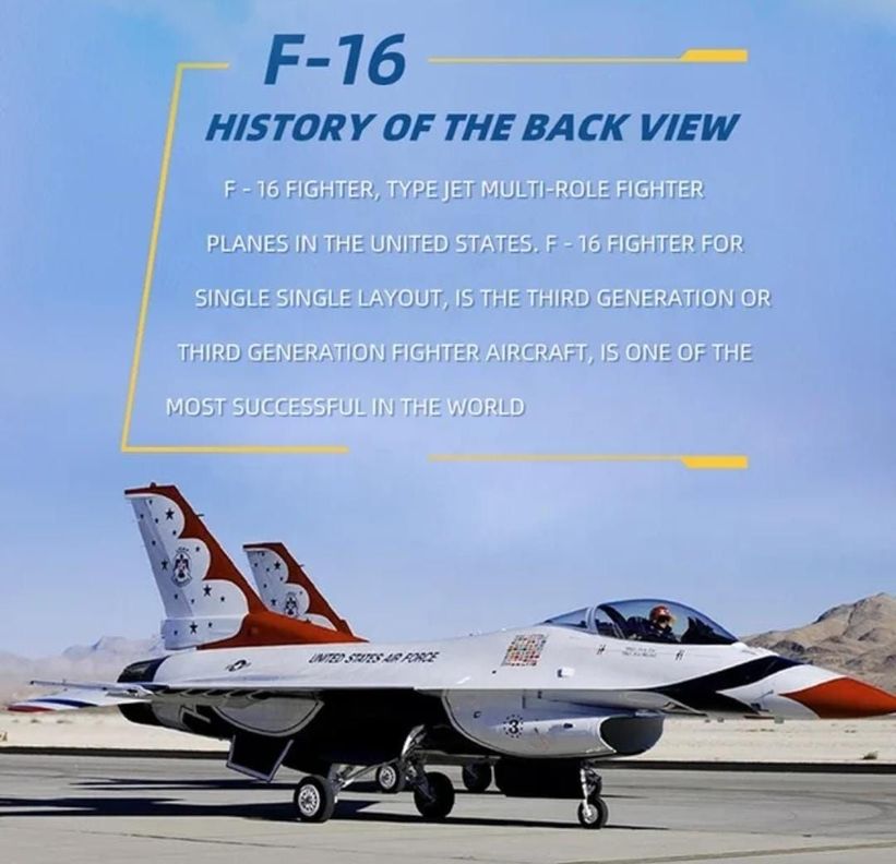 Avion Aeroplano F-16  Control Remoto 2,4 Ghz.  3ch-5